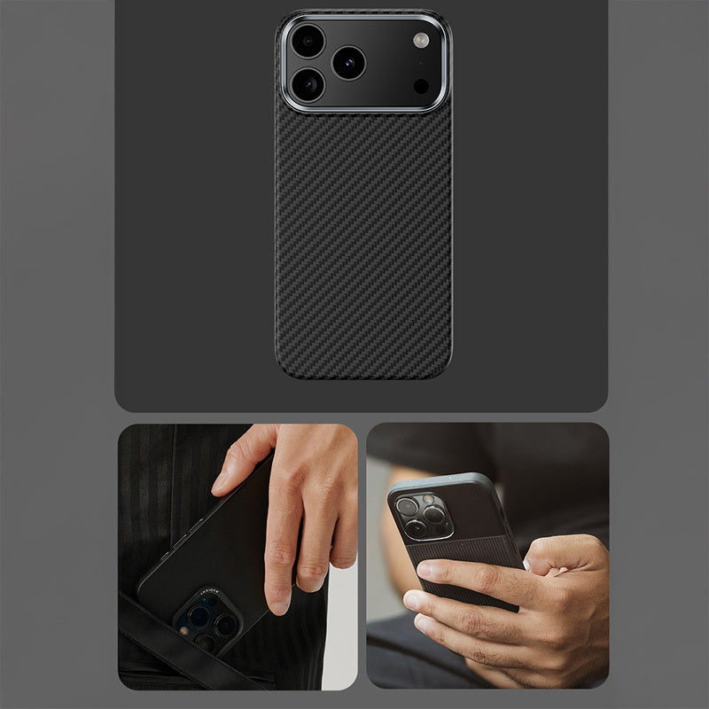 Benks – Magnetic Armor Air Kevlar Metal Frame 600D (0068) Air – iPhone 17 – Черен