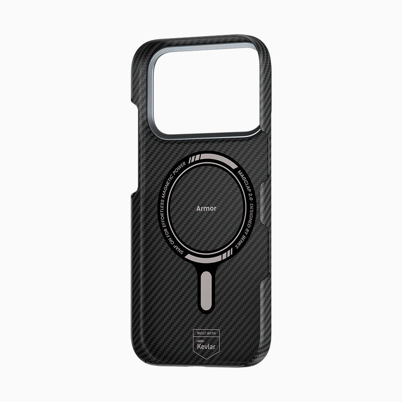 Benks – Magnetic Armor Air Kevlar Metal Frame 600D (0069) – iPhone 17 Pro – Черен