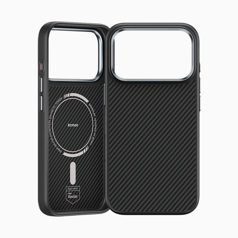 Benks – Калъф Magnetic Armor Pro Kevlar Metal Frame 600D (A070) (Camera Control Button) – iPhone 17 Pro Max – Черен