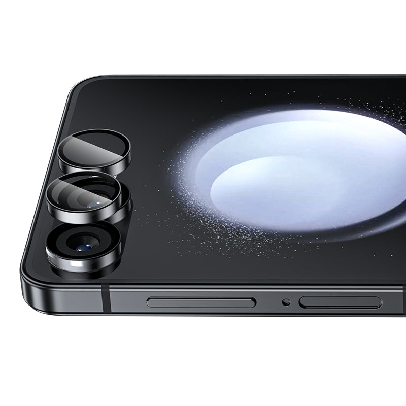 Benks –  Закален Стъклен протектор камери – Glass Warrior Lens Protector камери – Samsung Galaxy Z Flip 7 (2 обектива) – Прозрачен