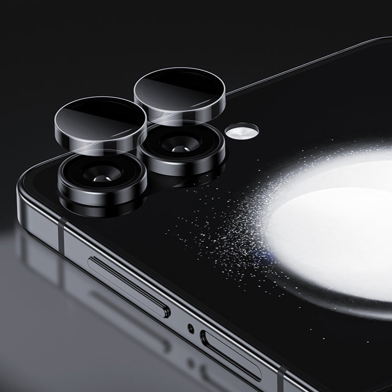 Benks –  Закален Стъклен протектор камери – Glass Warrior Lens Protector камери – Samsung Galaxy Z Flip 7 (2 обектива) – Прозрачен