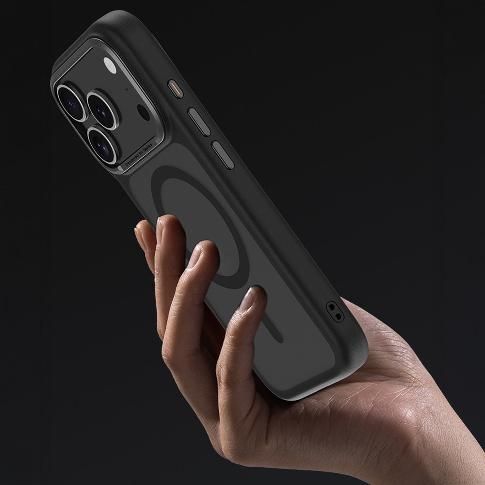 Benks – Калъф Magnetic Mist Metal Frame (0068)– Camera Control Button – iPhone 17 Air– Черен
