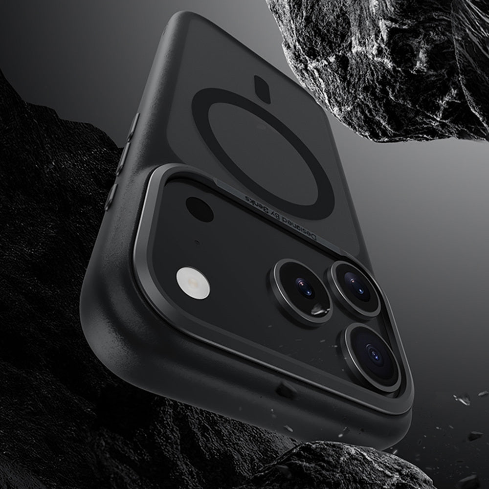 Benks – Калъф Magnetic Mist Metal Frame (0069) – Camera Control Button – iPhone 17 Pro – Черен