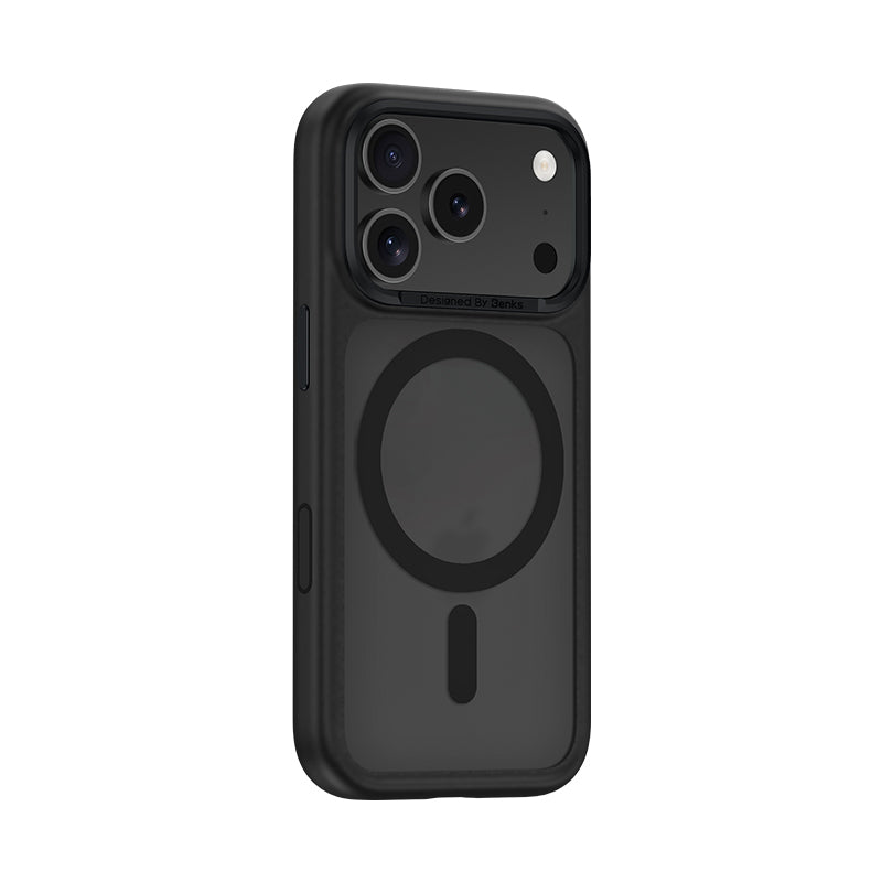 Benks – Калъф Magnetic Mist Metal Frame (0070) – Camera Control Button – iPhone 17 Pro Max – Черен