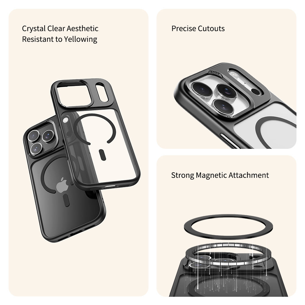 Калъф Rock MagSafe - iPhone 17 Pro Max - Прозрачен