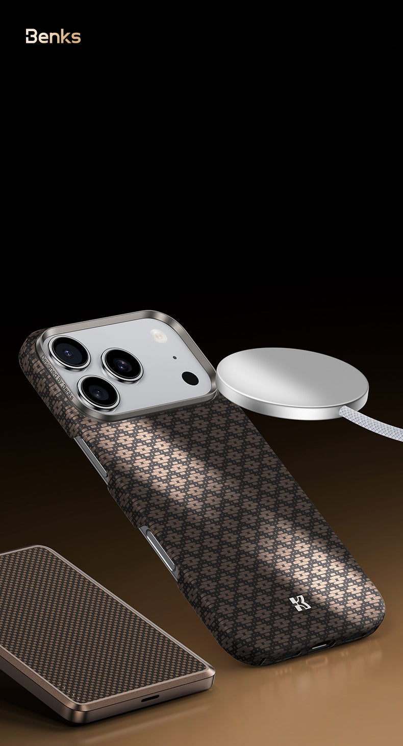 Калъф Benks Кевлар - iPhone 17 - Златен