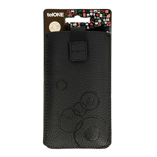 Универсален калъф – Telone DEKO 1 ROZMIAR 13 – iPhone 13 Mini/12 Mini/SE 2020 /2022/7/8 – Черен