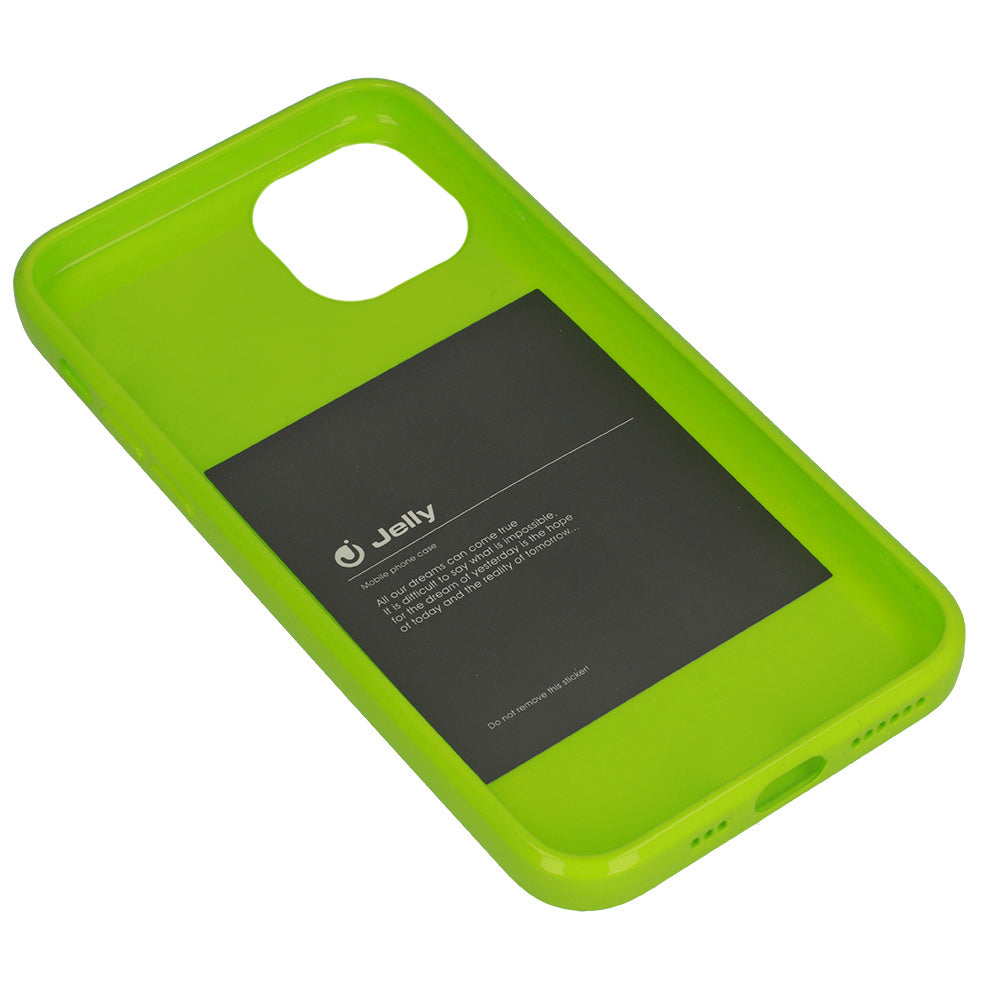 Калъф силикон –  Jelly Case – iPhone 12 Mini – Лайм