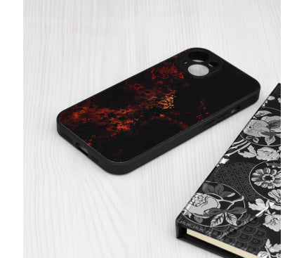 Techsuit - Glaze Series - iPhone 15 - Red Nebula
