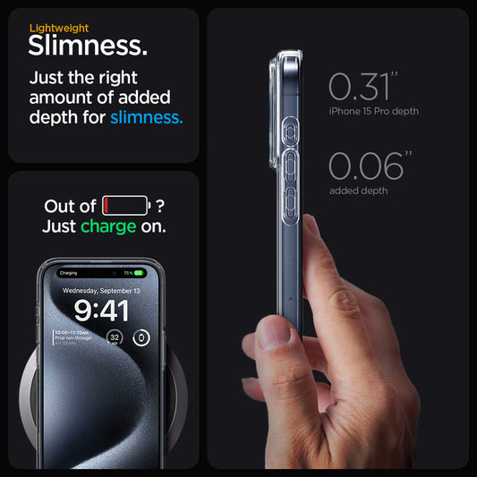 Spigen - Liquid Crystal - iPhone 13 Pro - Clear