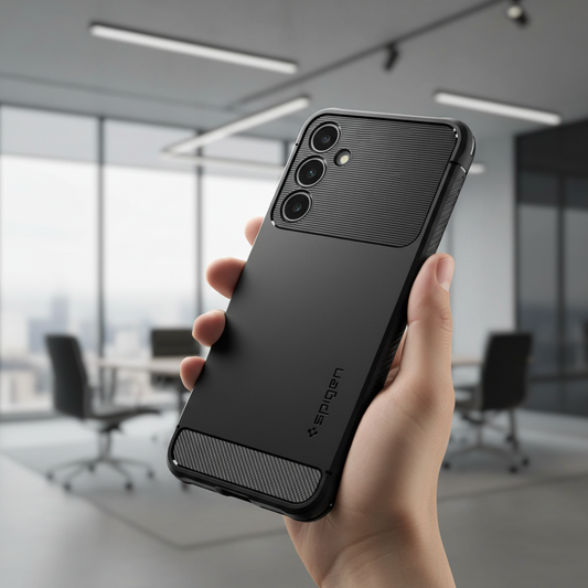 Spigen - Rugged Armor - Samsung Galaxy A25 5G - Black