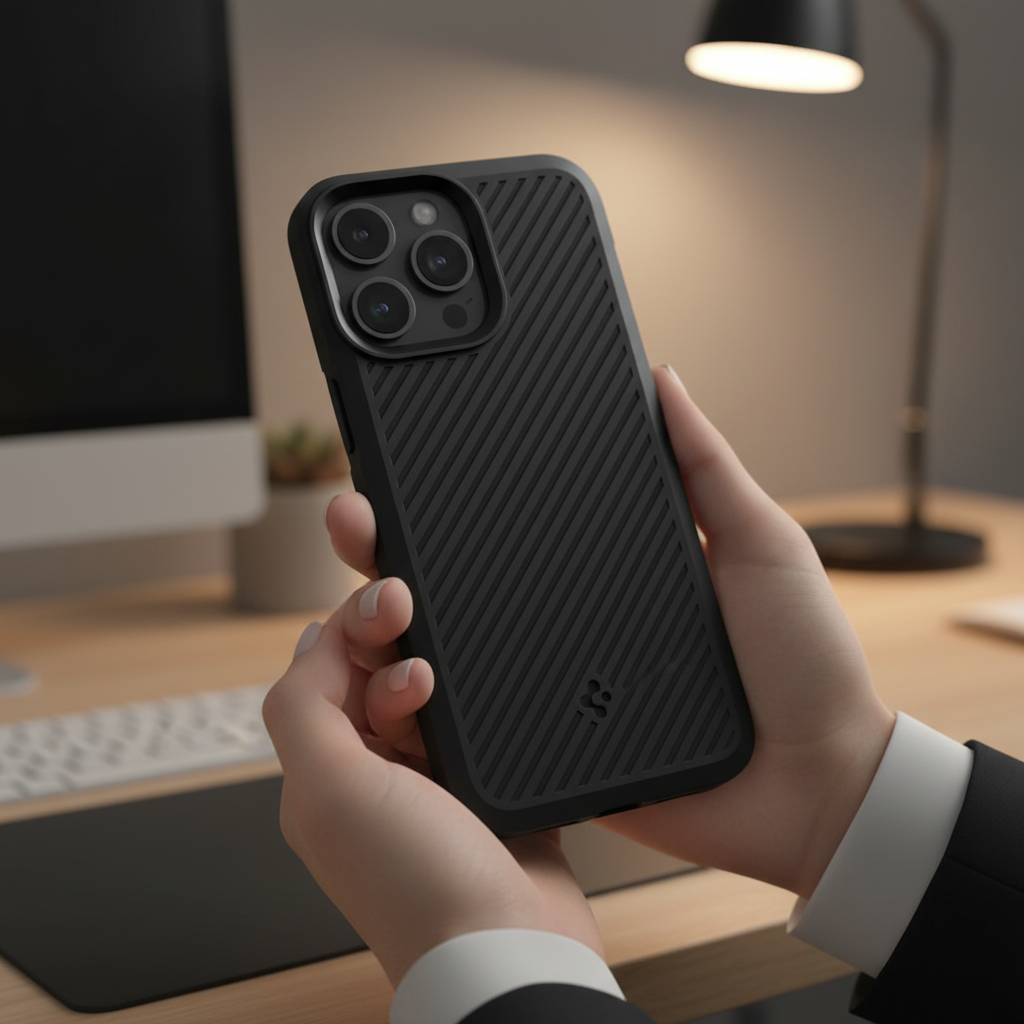 Spigen - Core Armor - iPhone 15 Pro Max - Matte Black