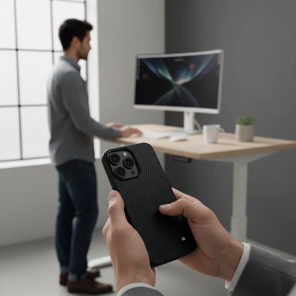Spigen - Liquid Air - iPhone 15 Pro Max - Matte Black