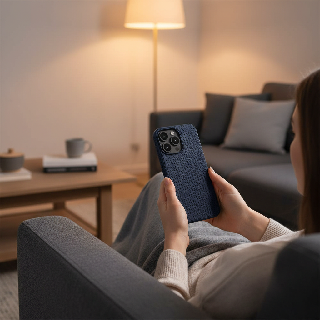Spigen - Liquid Air - iPhone 15 Pro - Navy Blue
