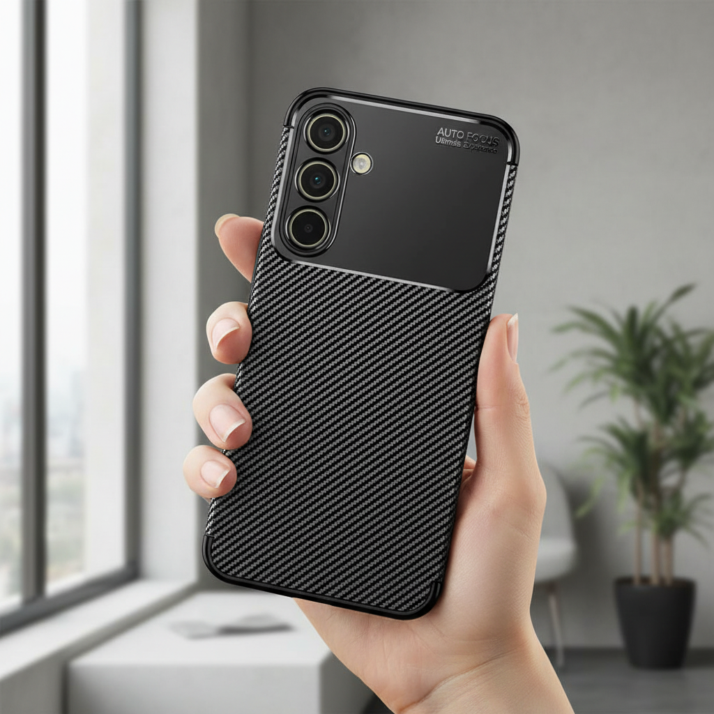 Techsuit - CarbonFiber– Xiaomi Redmi Note 13– Black