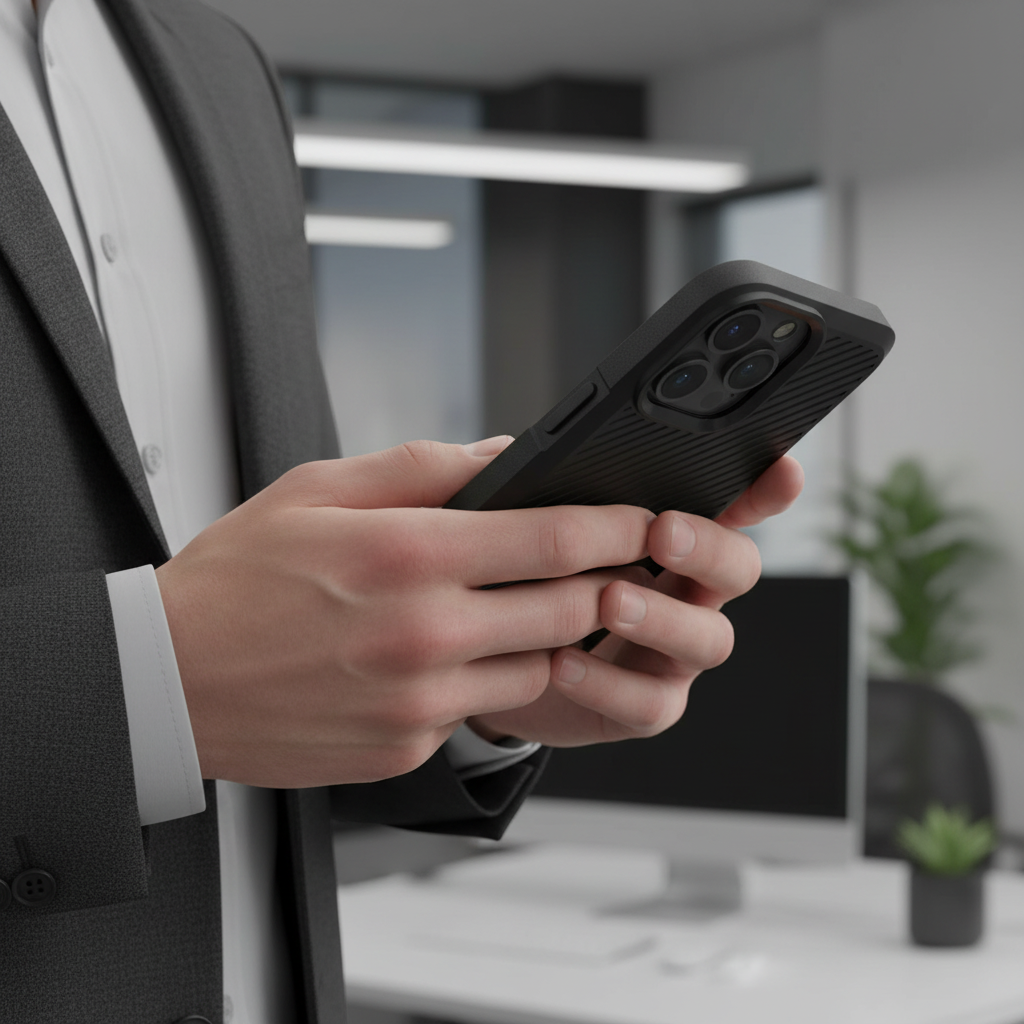 Spigen - Core Armor - iPhone 15 Pro - Matte Black