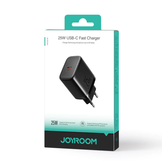 JoyRoom - Wall Charger (JR-TCF11) - Type-C, Fast Charging, 25W - White