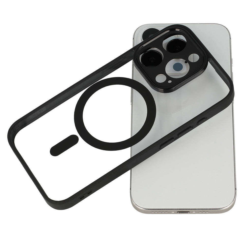 Калъф–Акрилен твърд–MagSafe  – iPhone 12 – Черен