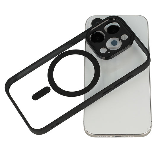 Калъф–Акрилен твърд–MagSafe  – iPhone 12 – Черен
