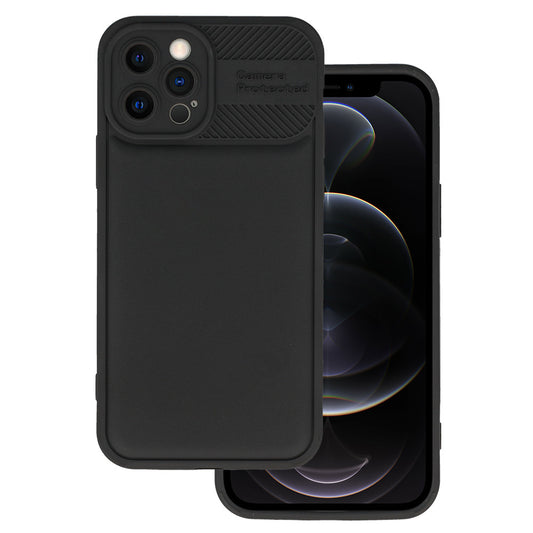 Camera Protected Калъф–iPhone 12 Pro–Черен