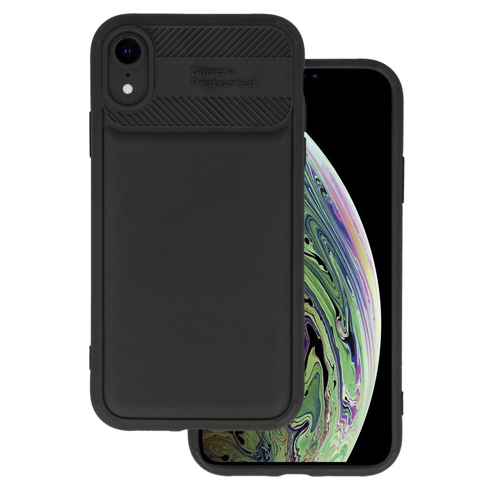 Camera Protected Калъф–iPhone XR–Черен