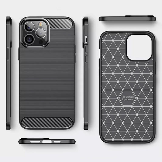 Калъф Carbon–Samsung Galaxy S23 Ultra–Черен