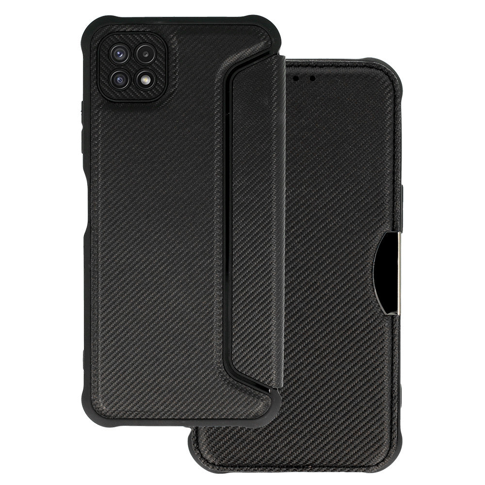 Razor Leather–Калъф Тефтер–Samsung Galaxy A24 4G–Черен