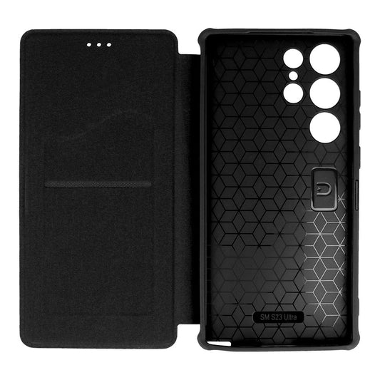 Razor Leather–Калъф Тефтер–Samsung Galaxy A24 4G–Черен