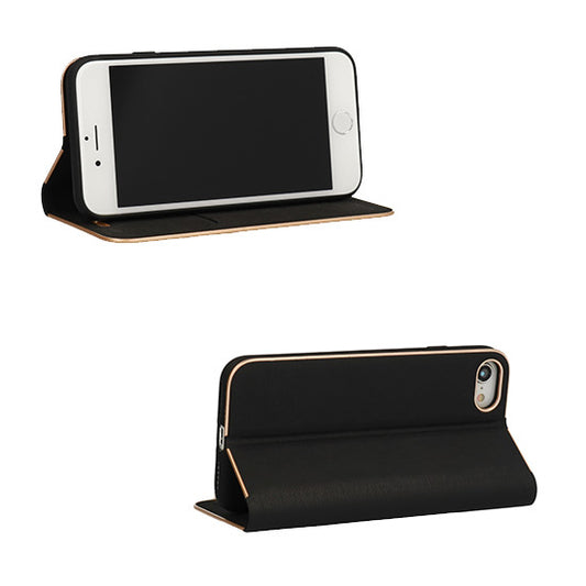 Vennus Book Frame–Калъф Тефтер–Samsung Galaxy S21 Plus–Черен