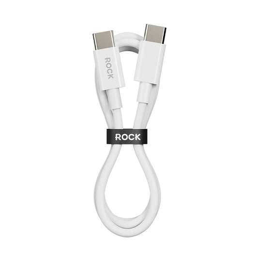 Rock – Кабел P8 Basic Series – Type-C към Type-C PD 60W 3A 1m. – Бял