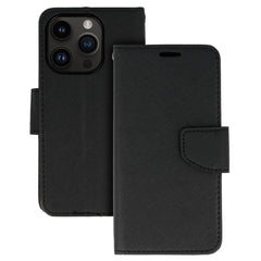 Калъф тефтер – Fancy – Xiaomi 15 5G– Черен