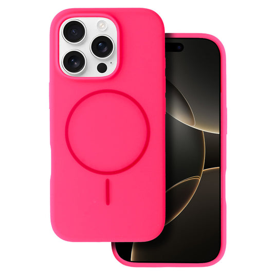 Калъф силикон –  MagSafe Slim Silicone – iPhone 15 – Розов