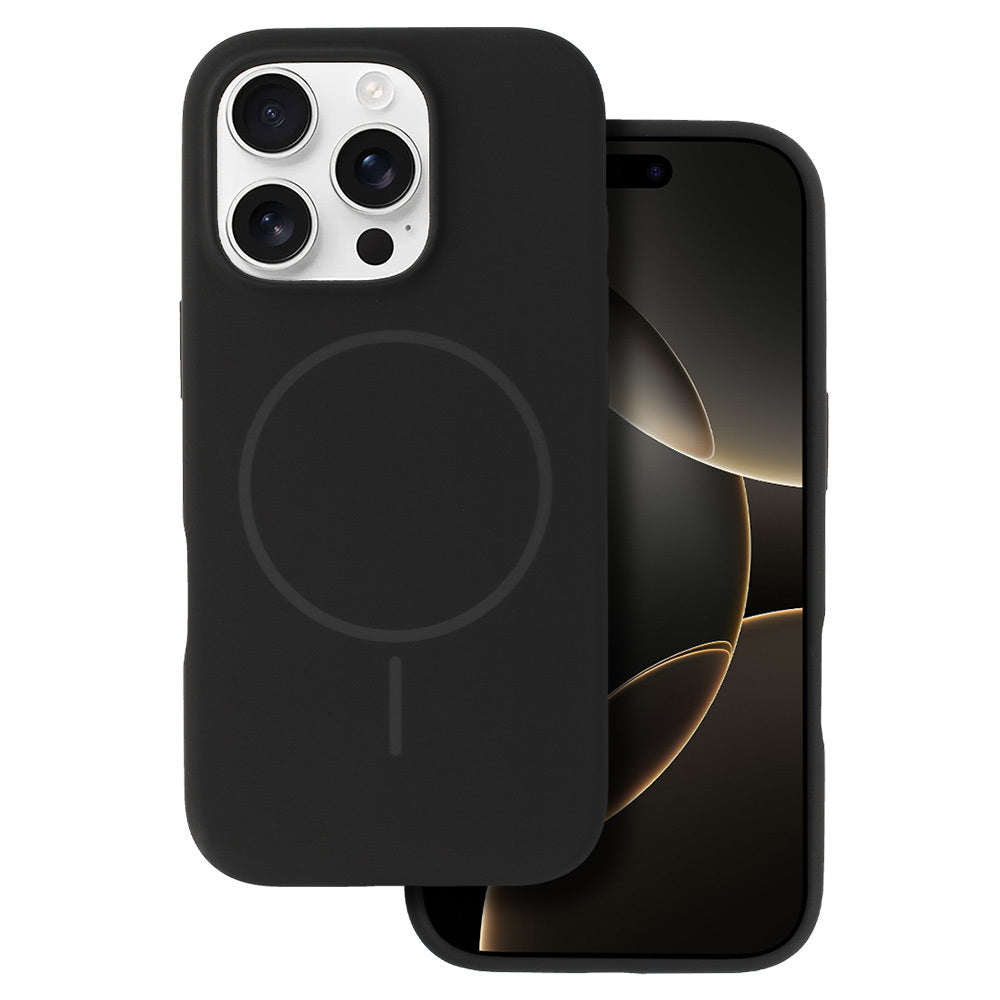 Калъф силикон –  MagSafe Slim Silicone – iPhone 16 Pro – Черен