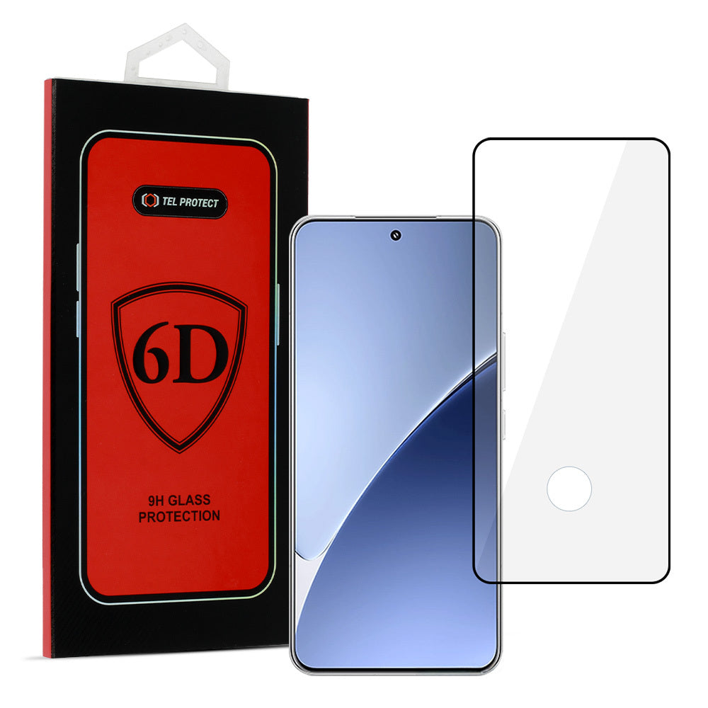 Закален Стъклен протектор – Tel Protect Full Glue 6D – Xiaomi 15 PRO – Черен