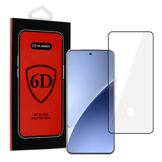 Закален Стъклен протектор – Tel Protect Full Glue 6D – Xiaomi 15 PRO – Черен