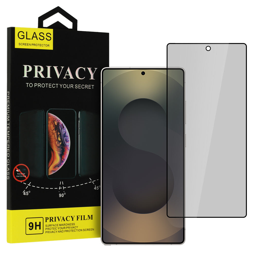 Закален Стъклен протектор – Privacy Glass – Samsung Galaxy S25 ULTRA – Черен