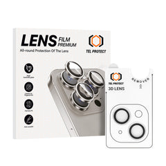 Закален Стъклен протектор – Tel Protect 3D Lens камери ( 2 обектива) – iPhone 14/14 Plus – Прозрачен