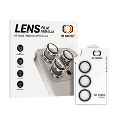 Закален Стъклен протектор – Tel Protect 3D Lens камери ( 3 обектива) – Samsung Galaxy S25 – Прозрачен