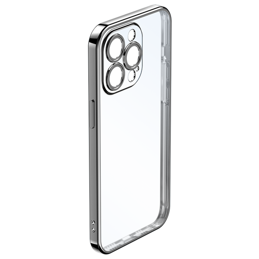 Rock – Калъф Electroplating Series Черен – iPhone 14 Pro – Прозрачен