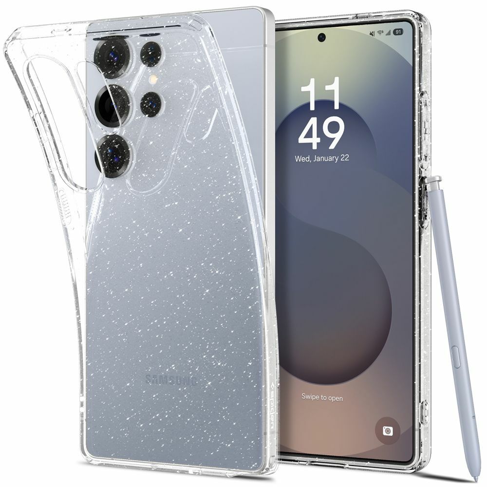 Spigen – Liquid Crystal  ACS08950 – Samsung Galaxy S25 Ultra – Блестящ Crystal