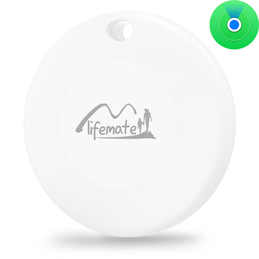 LifeMate – GPS Bluetooth LifeTag Tracker HD P16 3 – тракер против изгубване → Apple Find my – Бял
