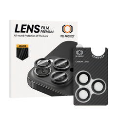 Закален Стъклен протектор – Tel Protect 3D Lens Aramid – за камерите (3 обектива) – iPhone 16 Pro/16 Pro Max