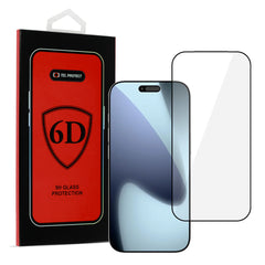 Закален Стъклен протектор – Tel Protect Full Glue 6D – iPhone 17 Pro Max – Черен