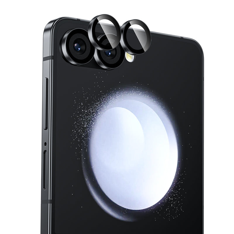 Benks –  Закален Стъклен протектор камери – Glass Warrior Lens Protector камери – Samsung Galaxy Z Flip 7 (2 обектива) – Прозрачен