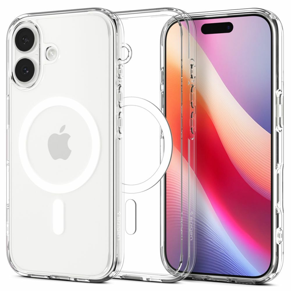 Spigen – Ultra Hybrid Mag – MagSafe – ACS10380  – iPhone 17 – Clear/White
