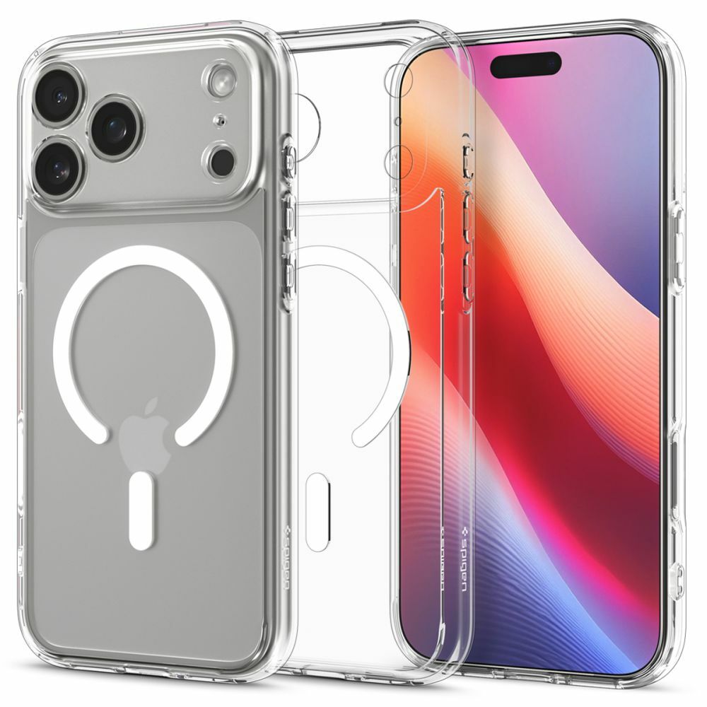 Spigen – Ultra Hybrid Mag – MagSafe –ACS10282 – iPhone 17 Pro Max – Clear/White