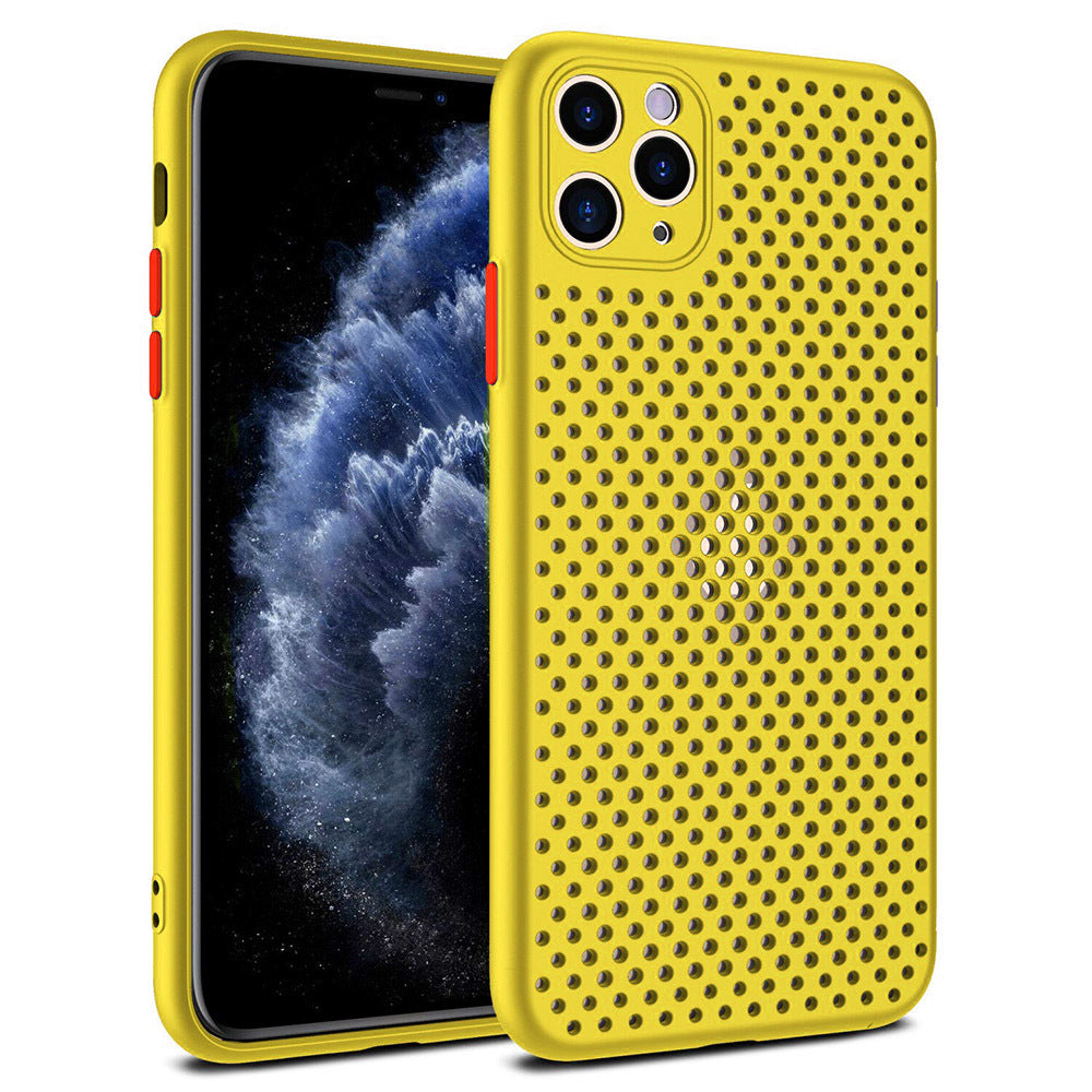 Калъф силикон – Breath – iPhone 11 Pro – Жълт