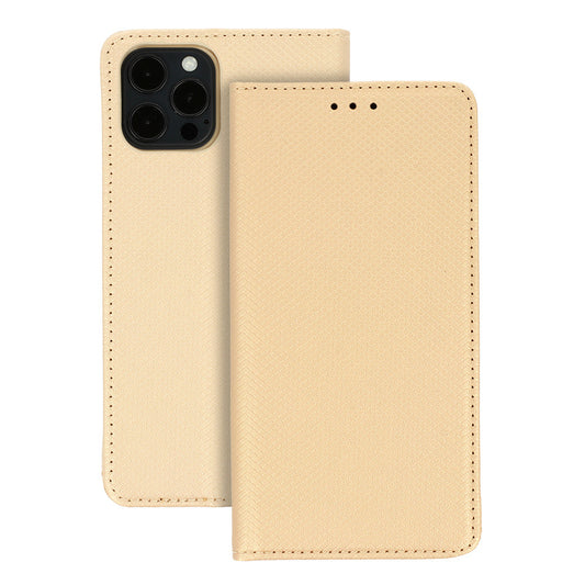 Smart Book Magnet Калъф–iPhone 11 Pro Max–Gold