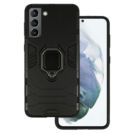 Ring Armor Калъф–Samsung Galaxy S21 FE–Черен