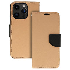 Калъф силикон – Fancy Черен – Samsung Galaxy A22 5G – Златист